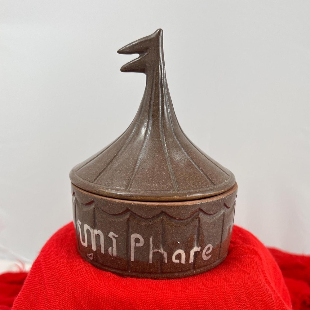 Phare Tent Circus Faire Tent Carnival Fair Cambodia Pottery Trinket Dish (3364)